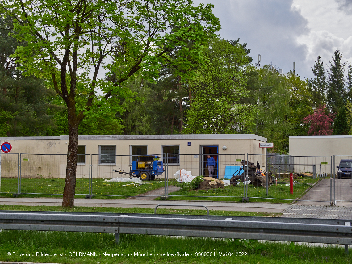 04.05.2022 - Baustelle am Haus für Kinder in Neuperlach